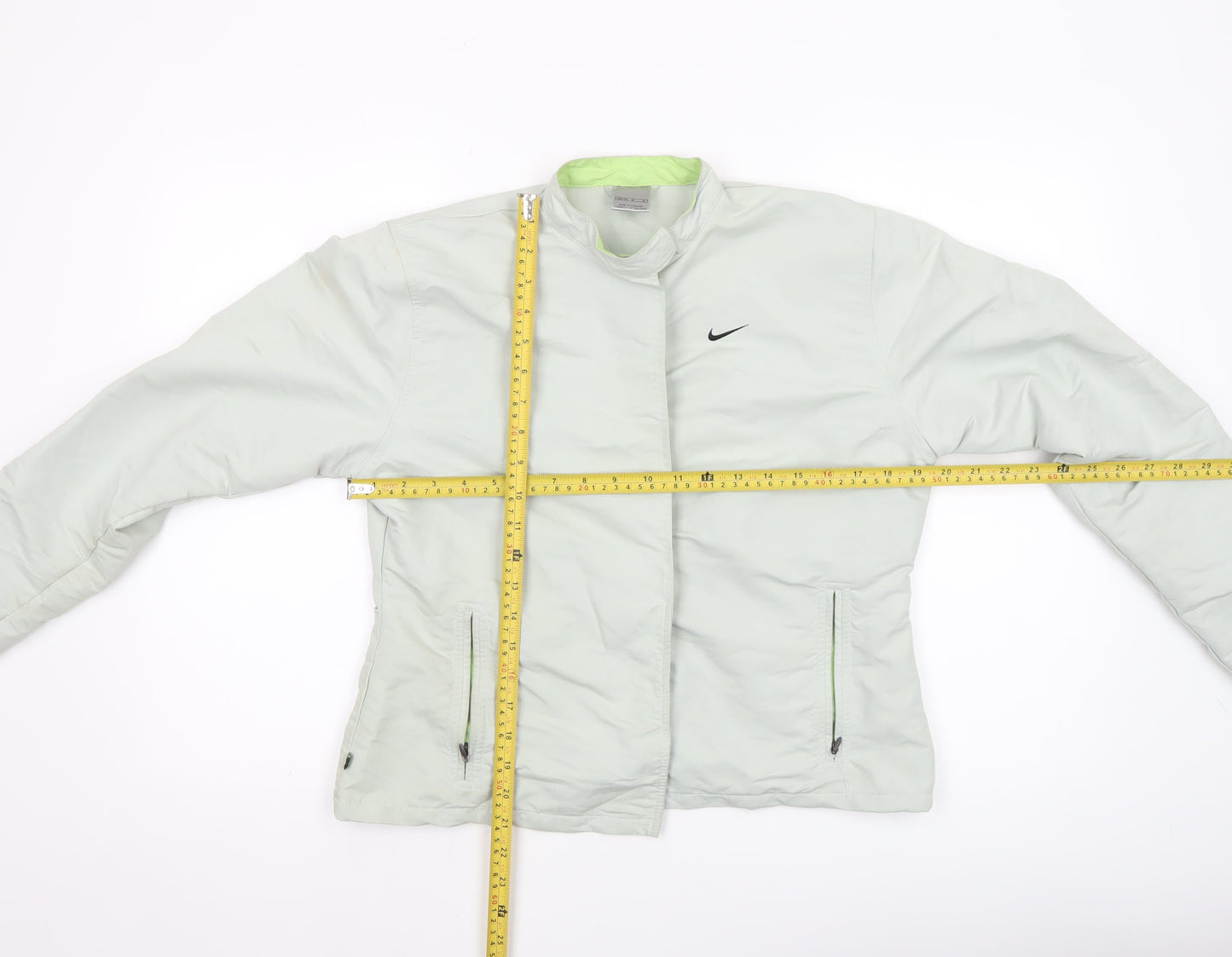 Nike Women’s Grey Lightweight Full Zip Jacket M Sportswear