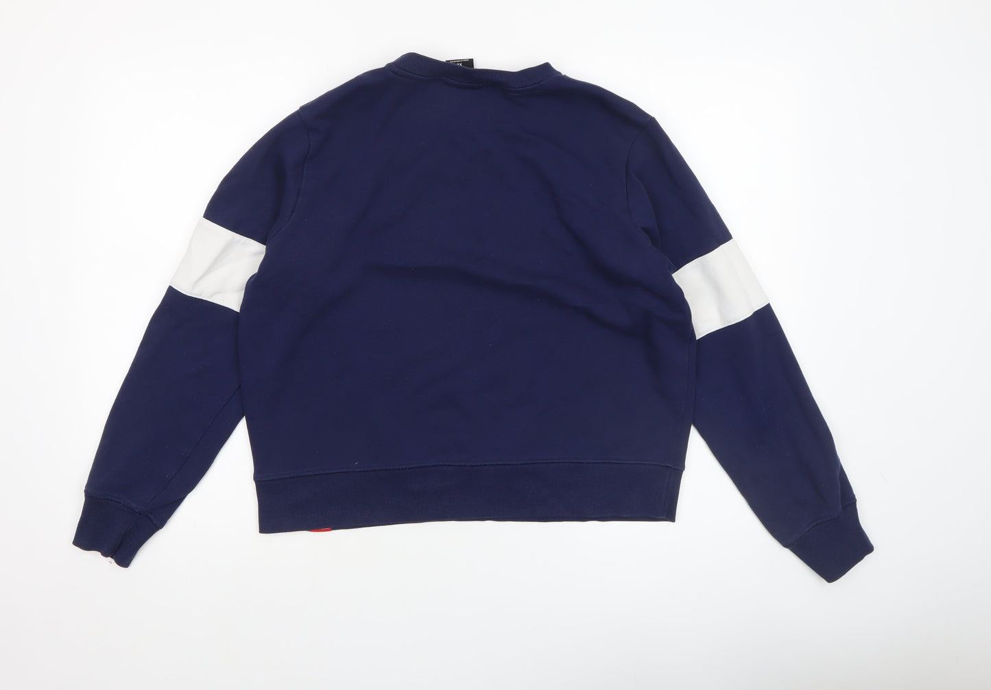 New Balance Boys Blue Crew Neck Pullover Sweatshirt Size L