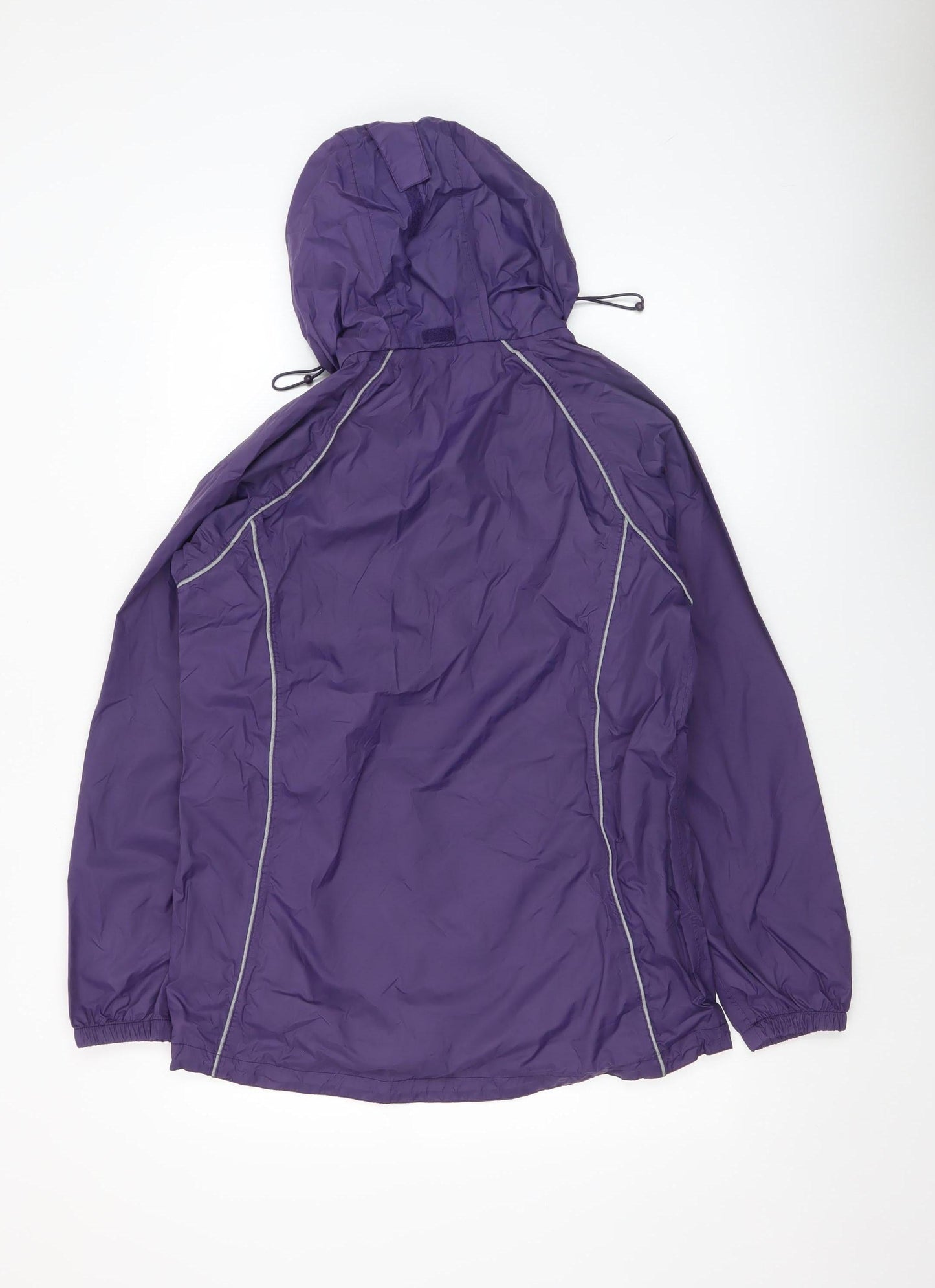 Mountain Warehouse Womens Purple Waterproof Rain Jacket Size 10