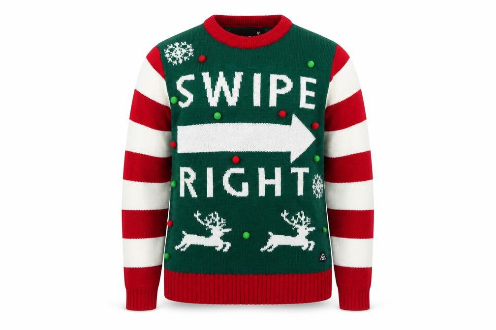 American Stitch Men's Multicoloured M Christmas Pullover Jumper