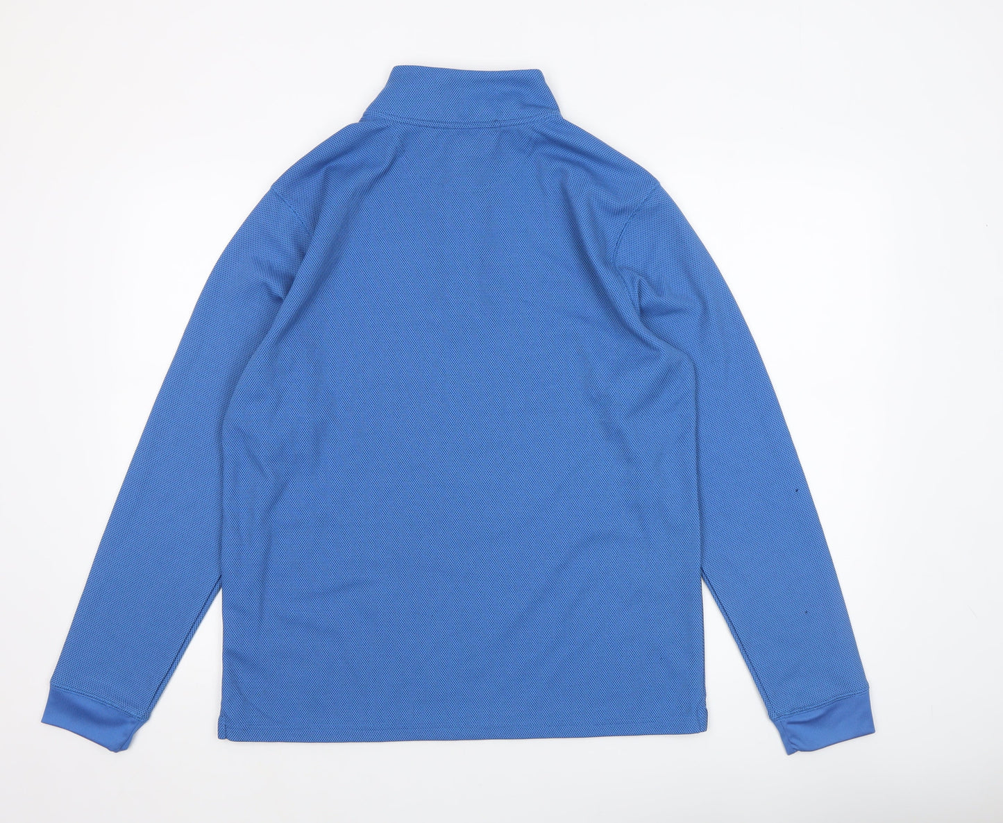 Croft & Barrow Men’s Blue 1/4 Zip Mock Neck Performance Sweatshirt M