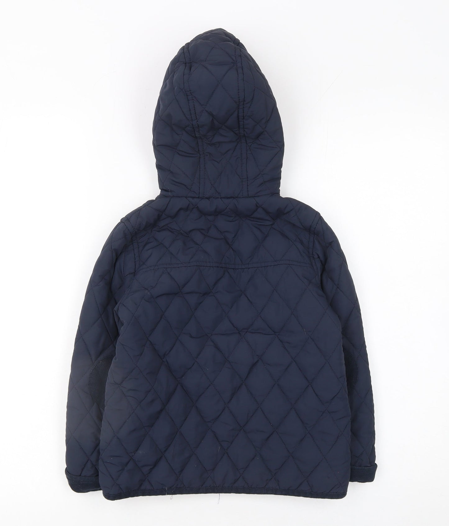 Next Boys Blue Quilted Hooded Jacket 4-5 Years