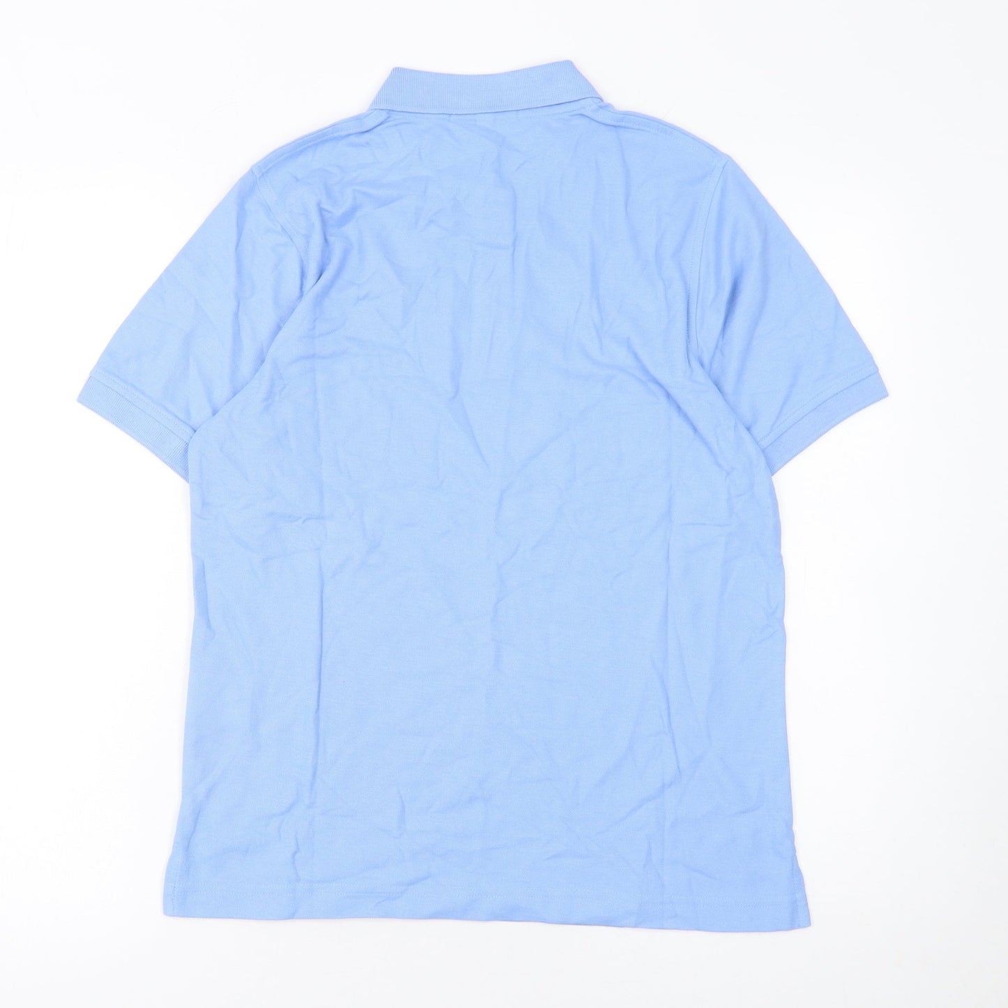 Lyle & Scott Men Blue Golf Polo Shirt M Regular Fit Cotton