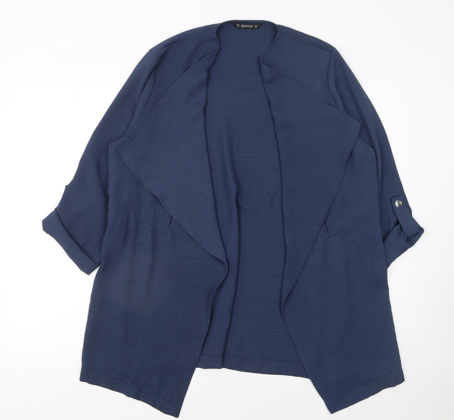 Dunnes Stores Women’s Blue Open Front Cardigan Size 12