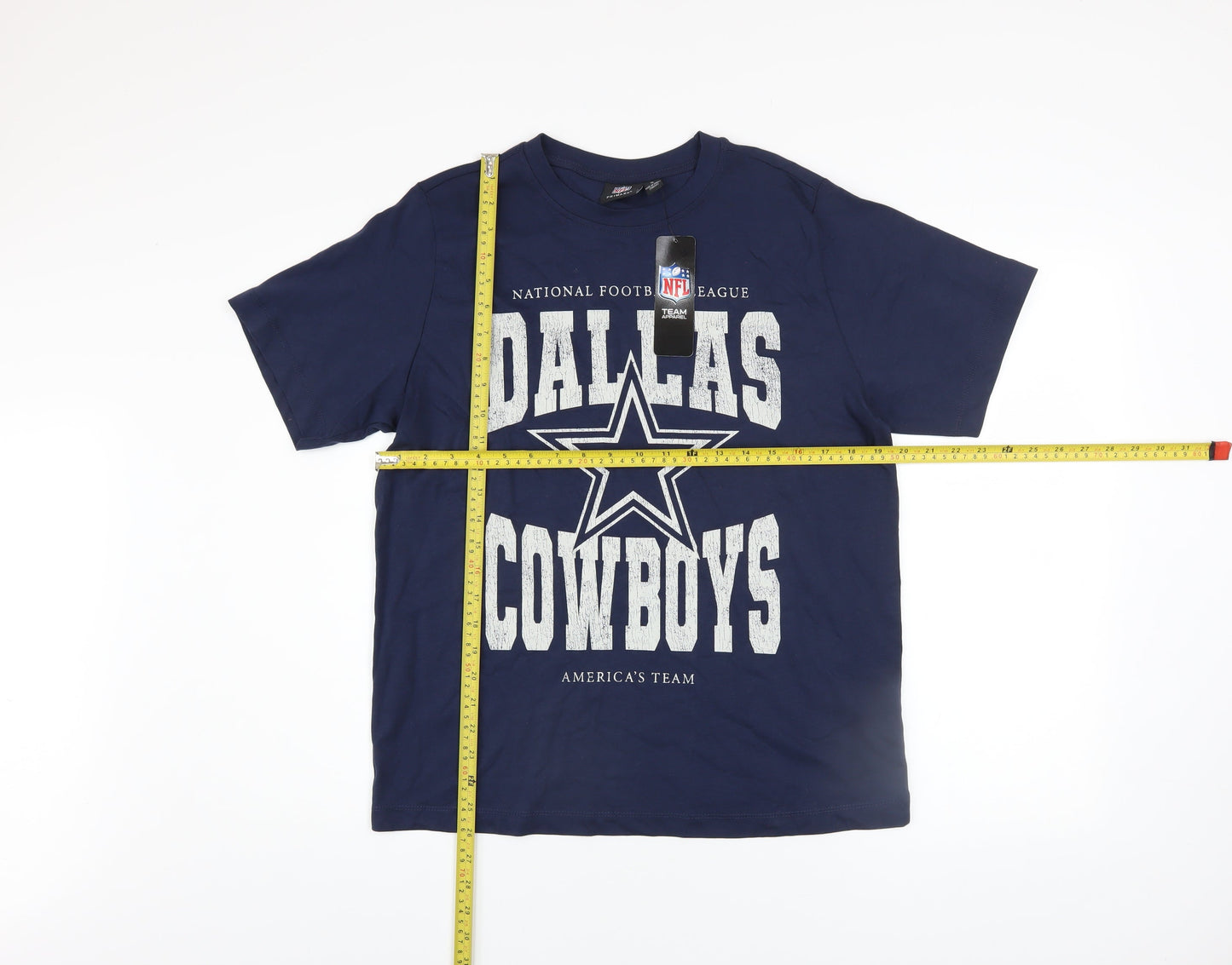 Primark Men's Blue Dallas Cowboys NFL Graphic T-Shirt Size S