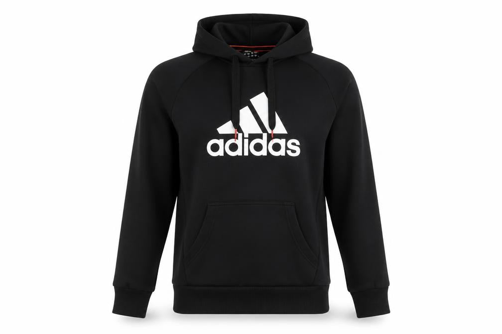 Adidas Men's Black Pullover Hoodie Small Logo Sportswear