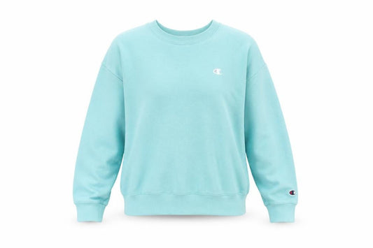 Champion Women's Blue Crew Neck Pullover Sweatshirt Medium