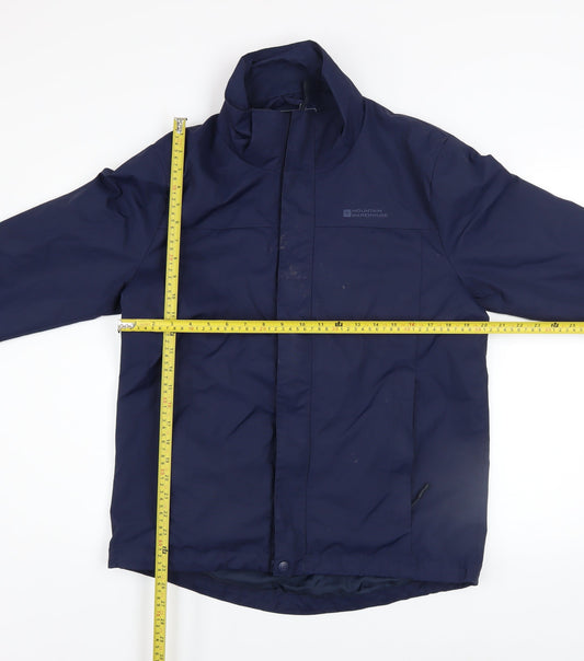 Mountain Warehouse Men's Blue Waterproof Breathable Jacket Size S