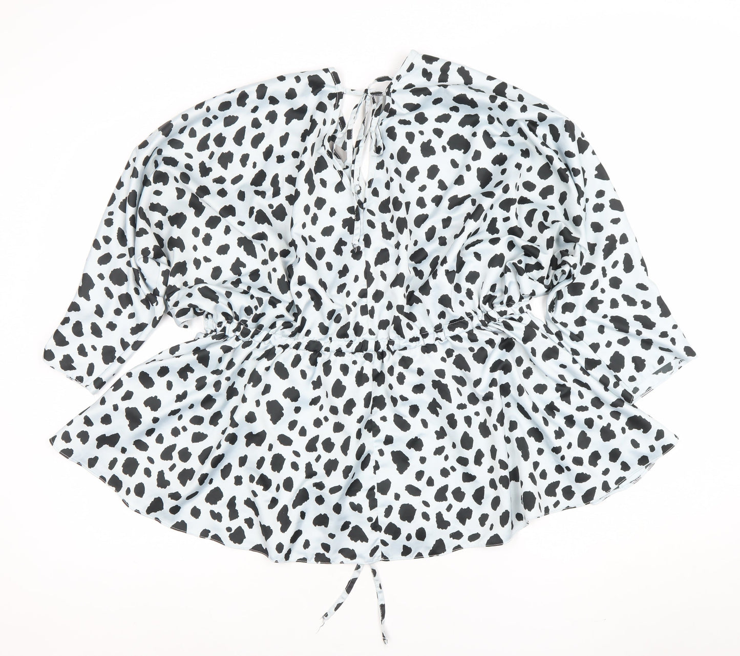 ASOS Women’s White Animal Print Tunic Blouse Size 18