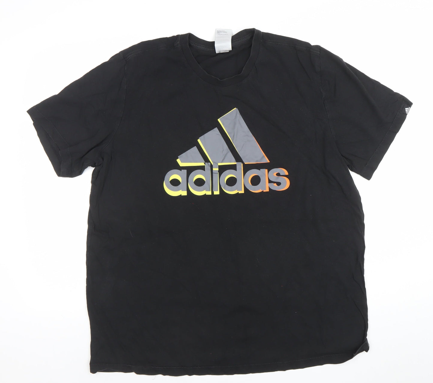 Adidas Men’s Black XL Logo Graphic Sports T-Shirt