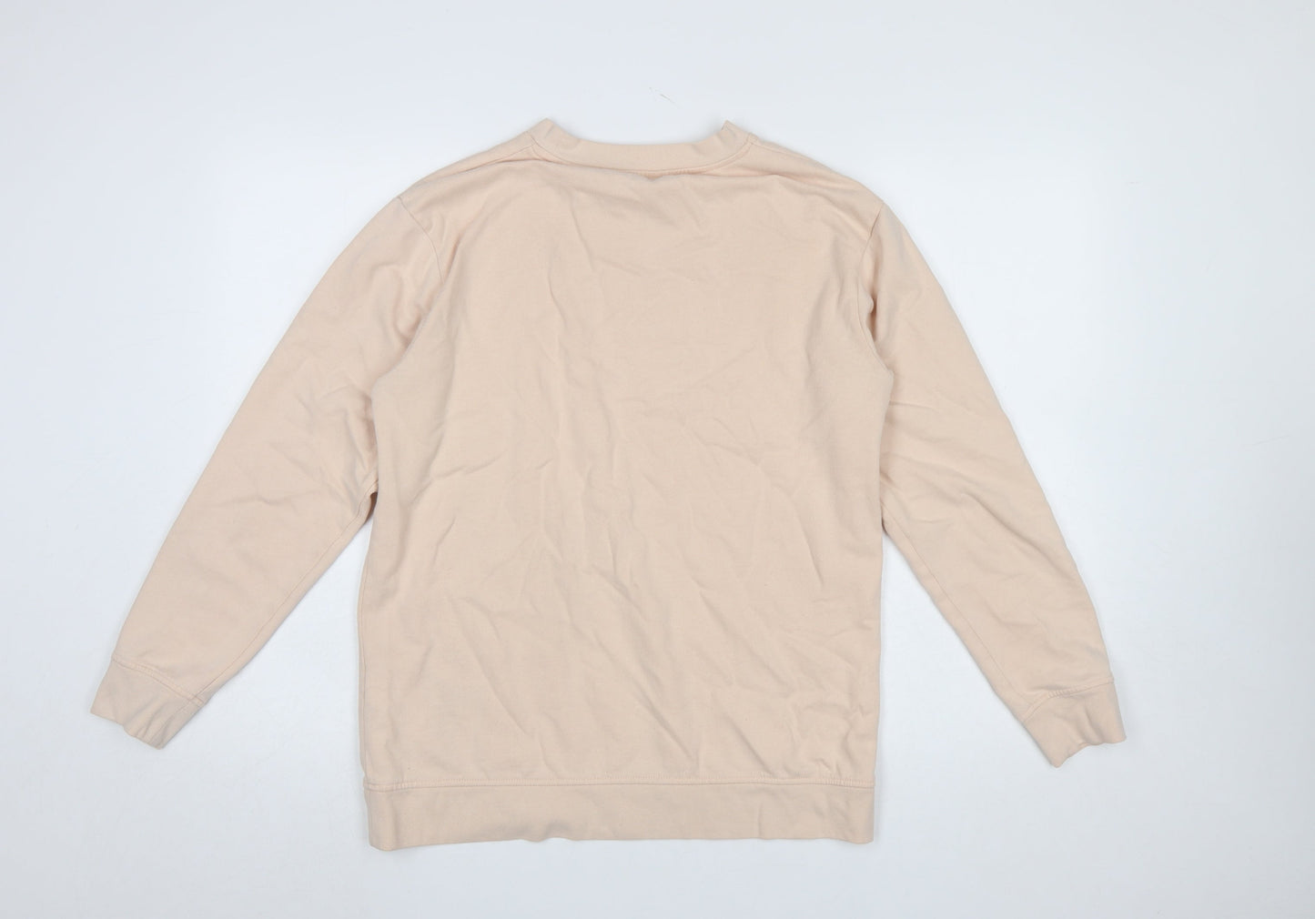 Jack Wills Womens Beige Crew Neck Pullover Sweatshirt UK 12
