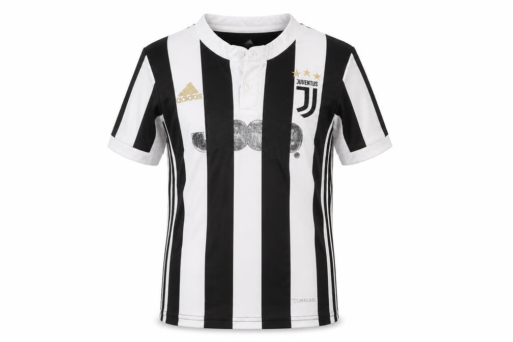 Adidas Boys Black White Juventus Football Jersey Shirt Size 18 Years
