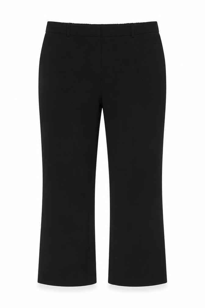 Front view of Dunnes Women Black Straight Leg Dress Pants, size 12