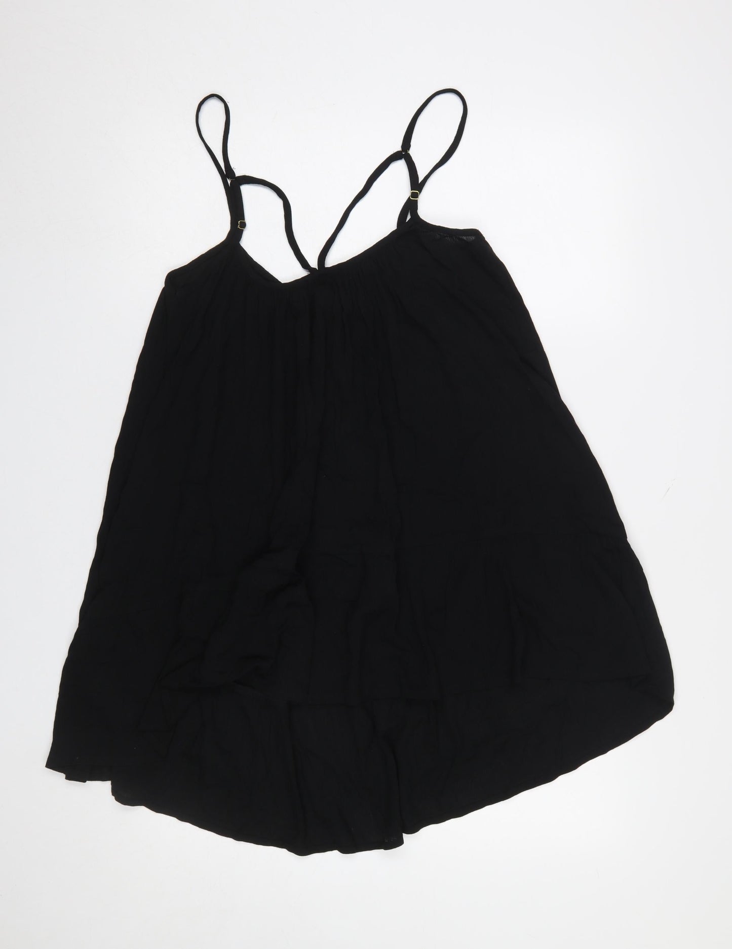 New Look Women’s Black Strappy Sleeveless Short Slip Dress Size S