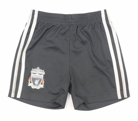 Adidas Unisex Baby Black Liverpool FC Sports Shorts 9-12 Months