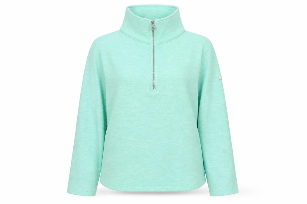 Regatta Women’s Green 1/2 Zip Pullover Sweatshirt UK 18