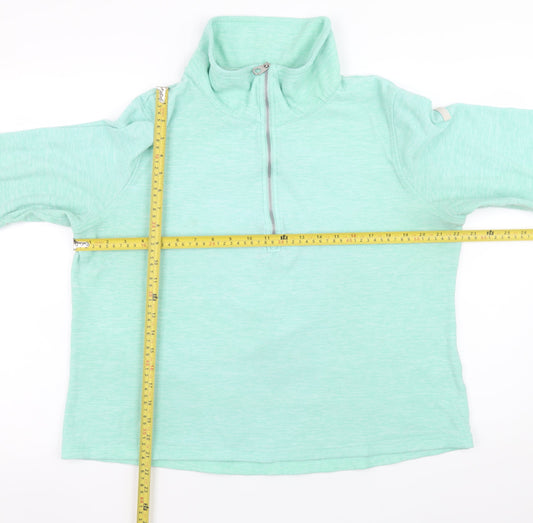 Regatta Women’s Green 1/2 Zip Pullover Sweatshirt UK 18