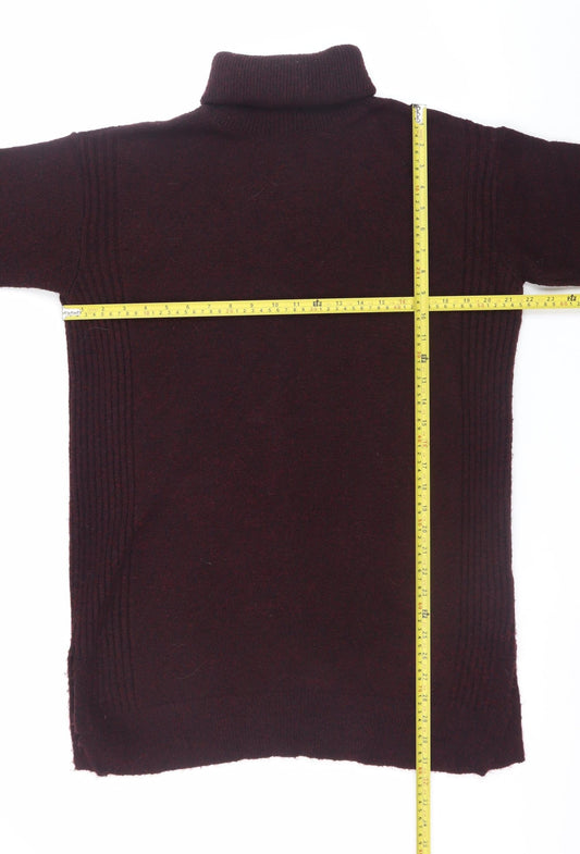Marks and Spencer Womens Brown Roll Neck Long Sleeve Pullover Jumper Size M