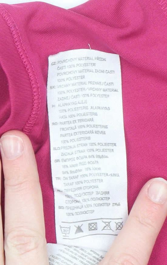 Adidas Women Pink Climalite Sleeveless Athletic T-Shirt Size M