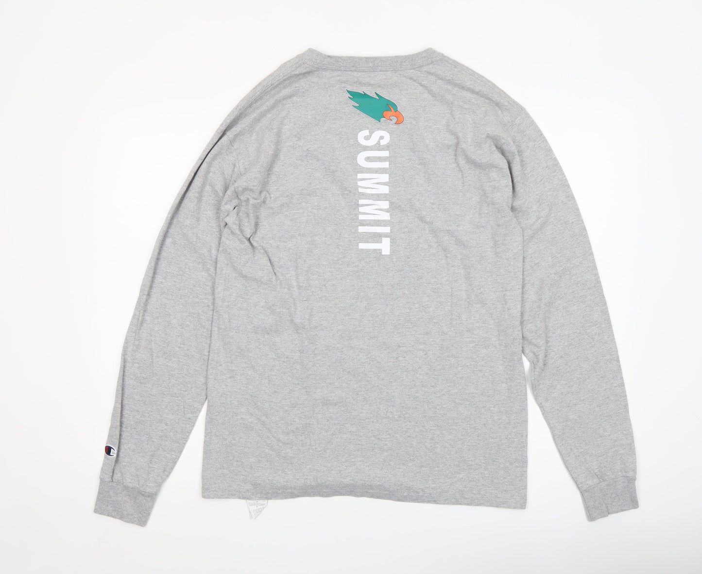 Champion Men's Grey Summit Eagles Long Sleeve Casual Top M