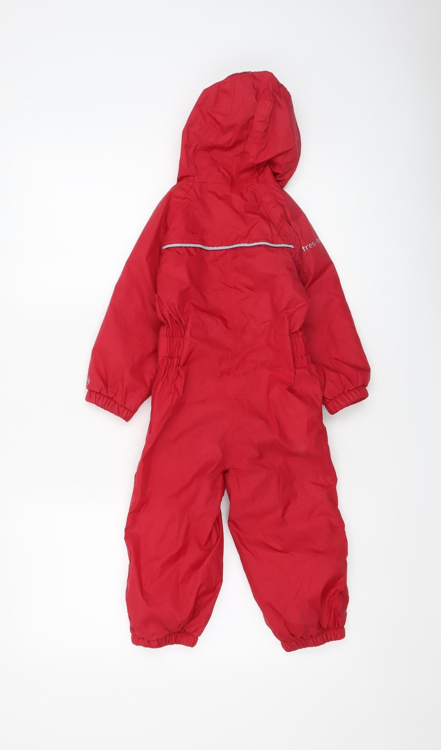 Trespass Unisex Baby Red Waterproof Hooded Snowsuit 18-24 Months