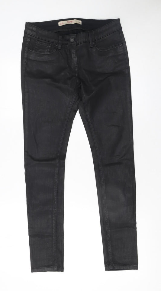 Next Women’s Black Skinny Jegging Jeans Size 8R Stretch Denim