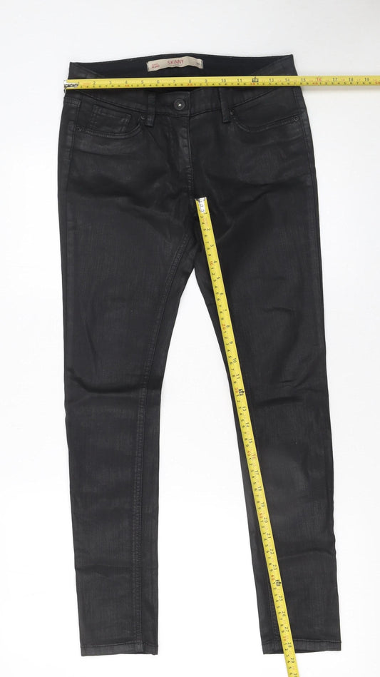 Next Women’s Black Skinny Jegging Jeans Size 8R Stretch Denim
