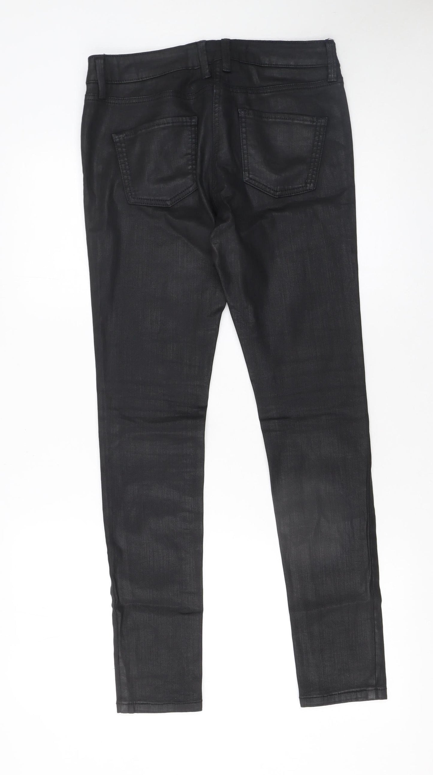 Next Women’s Black Skinny Jegging Jeans Size 8R Stretch Denim
