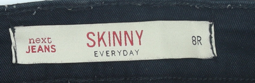 Next Women’s Black Skinny Jegging Jeans Size 8R Stretch Denim