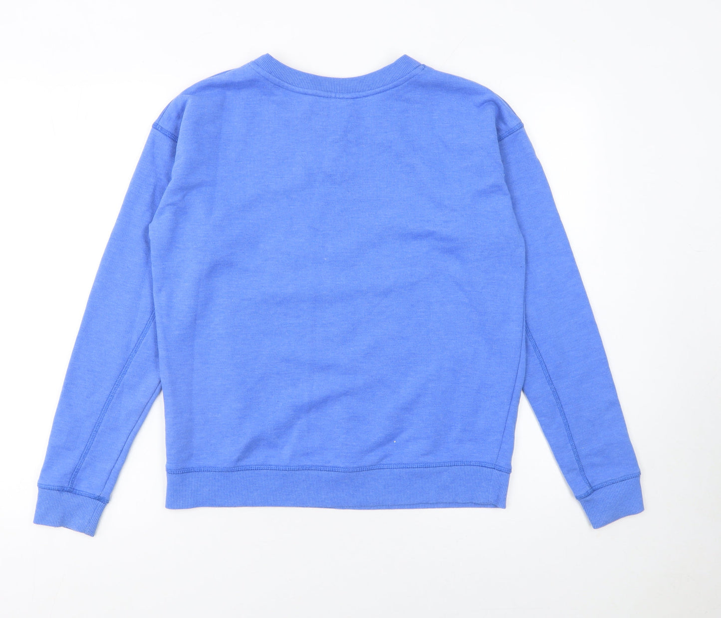 Ivy Park Women's Blue Cotton Blend Pullover Sweatshirt Size S