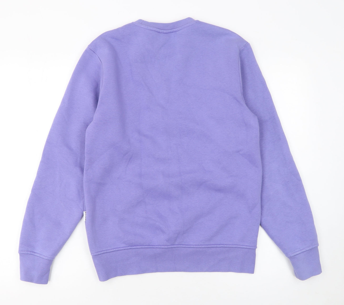 NICCE Men's Purple XS Pullover Sweatshirt Crew Neck Logo Fleece