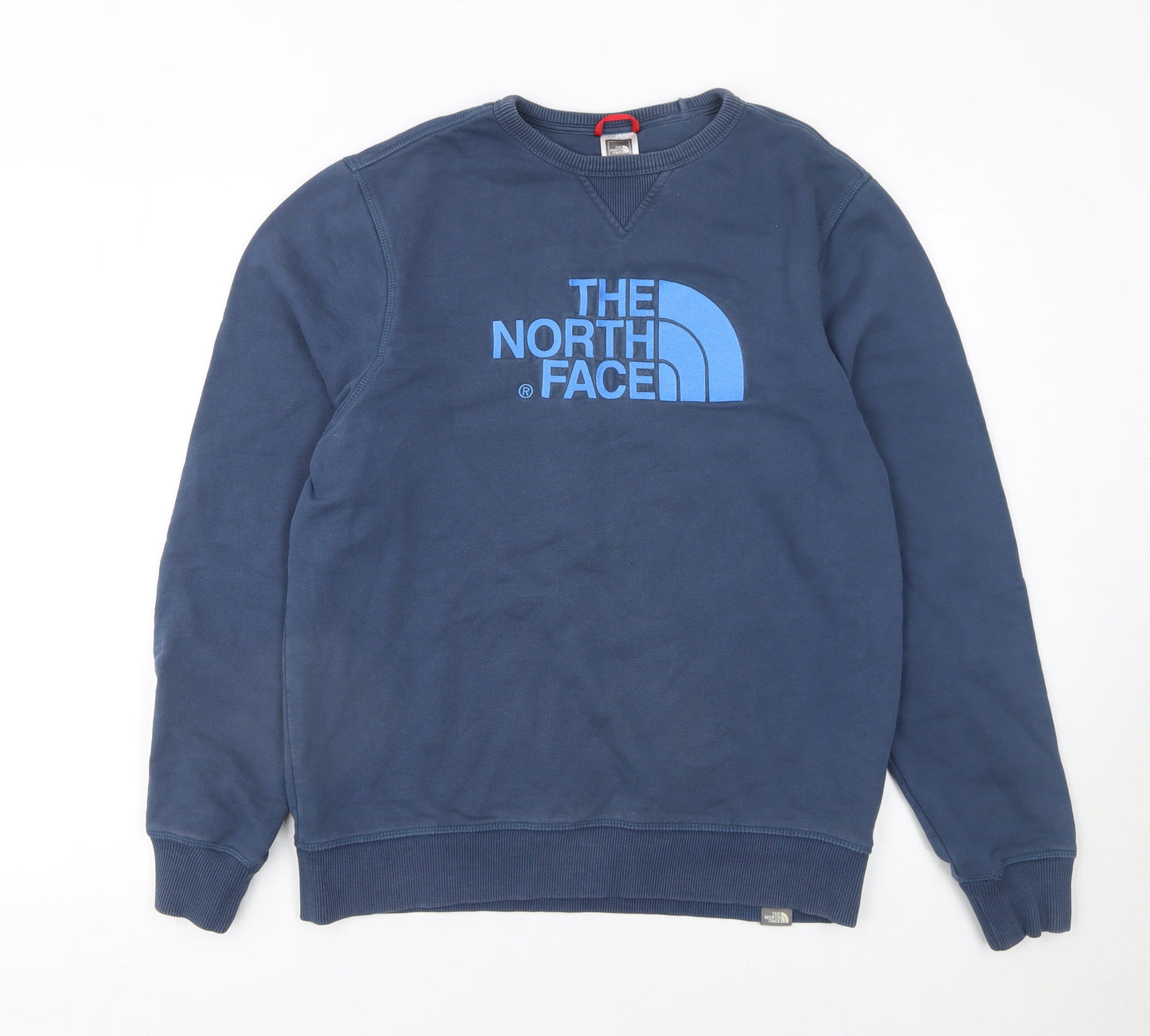 The North Face Men's Blue Crew Neck Logo Sweatshirt Size M