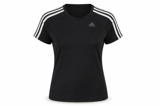 Adidas Womens Black Climalite Athletic Short Sleeve T-Shirt Size S