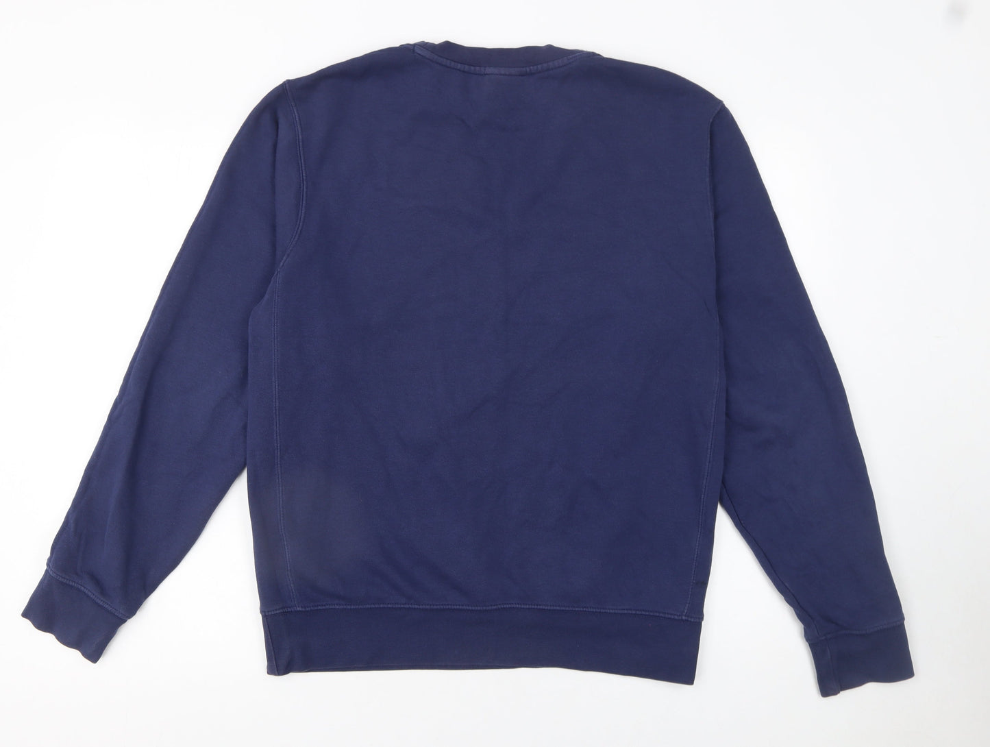 Nike Women's Blue Crew Neck Sweatshirt Small Graphic Print