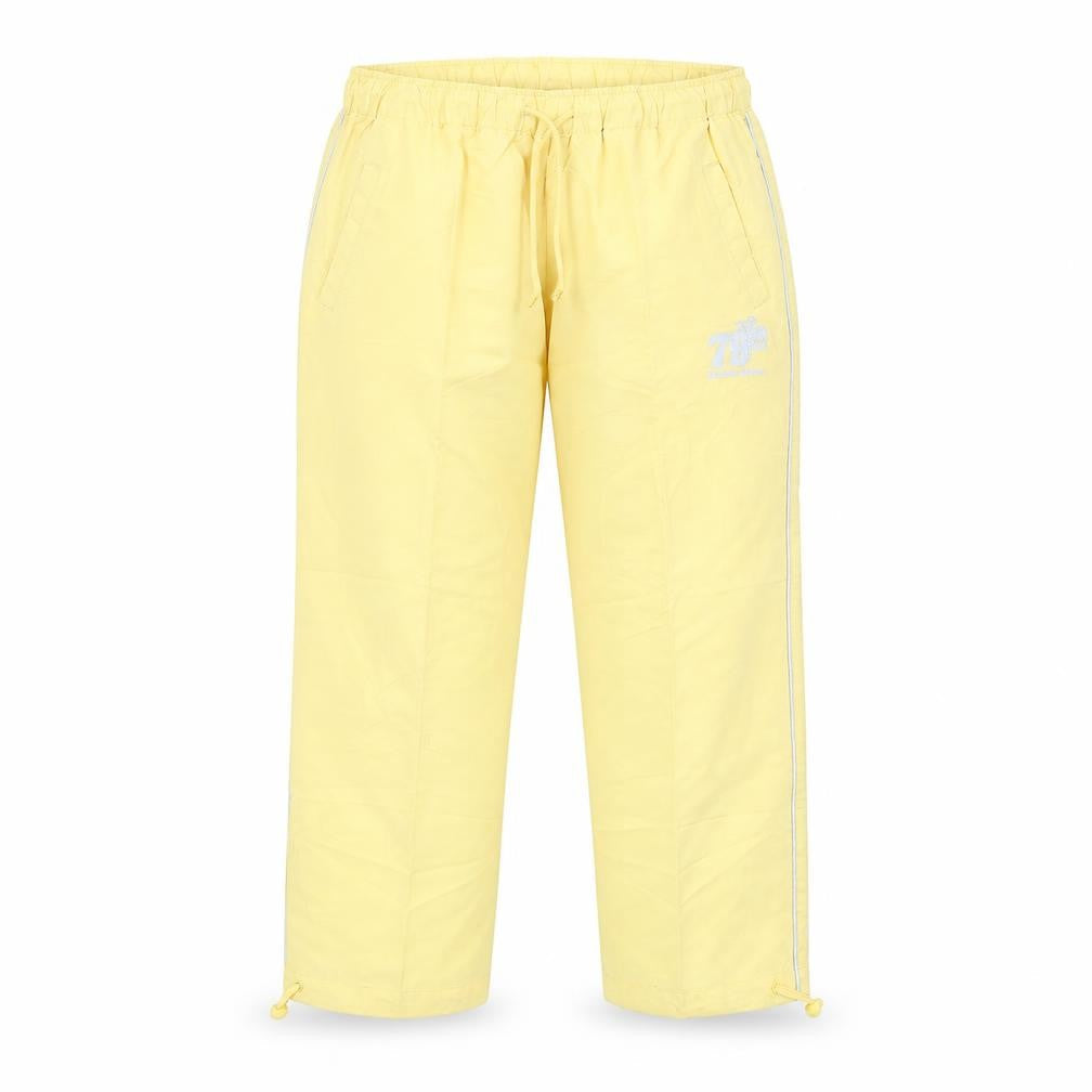 Mystify Women's Yellow Jogger Trousers M Elastic Waist Casual