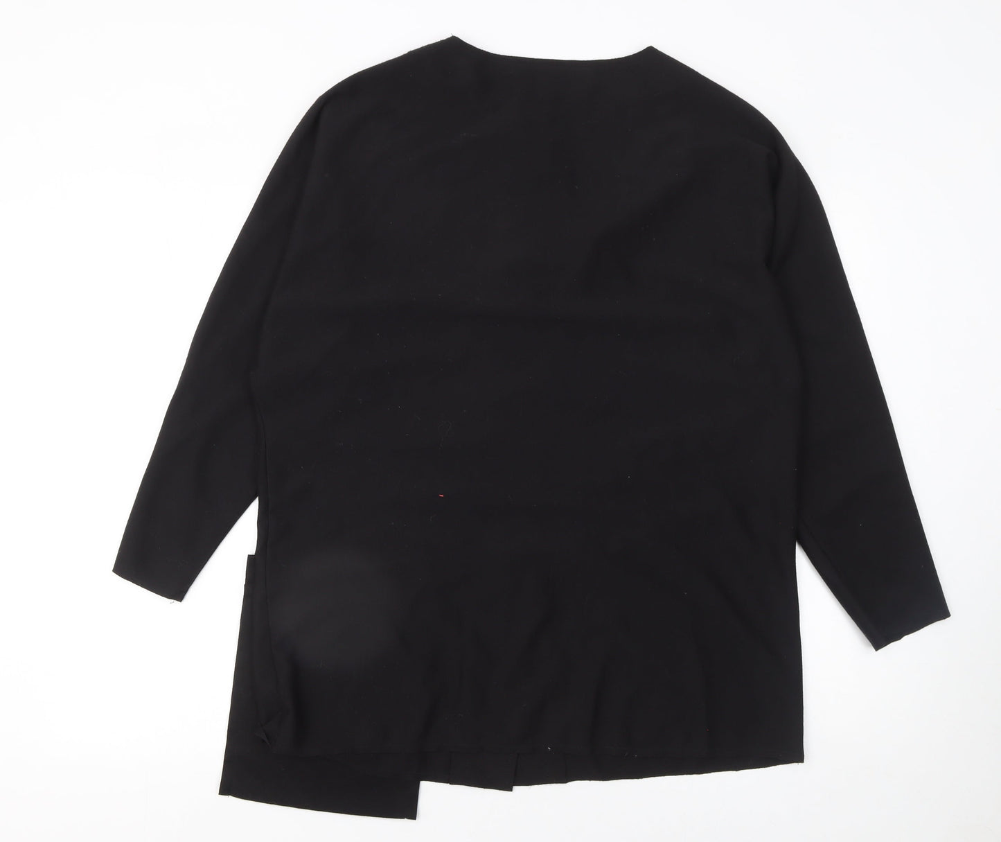 Kontrast Women Black Long Sleeve Button Blouse Size 14