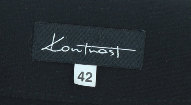 Kontrast Women Black Long Sleeve Button Blouse Size 14