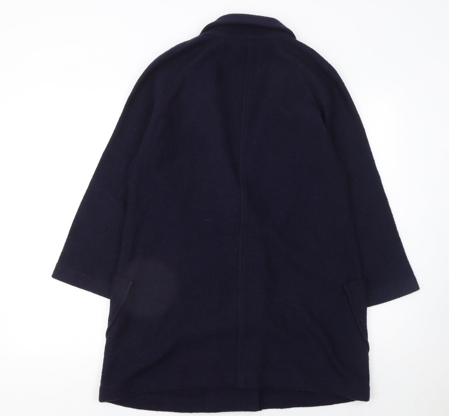 Kew 159 Women's Blue Wool Blend Double-Breasted Blazer UK 14