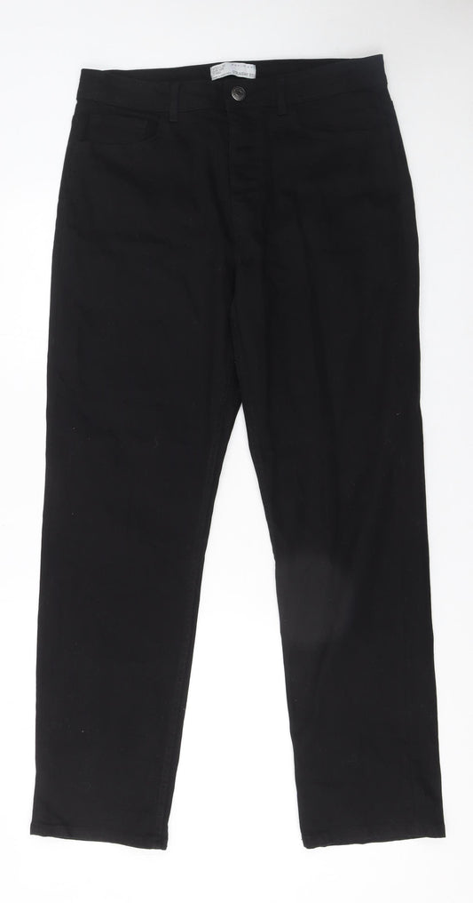 Denim Co Men’s Black Straight Fit Stretch Jeans W32 L30