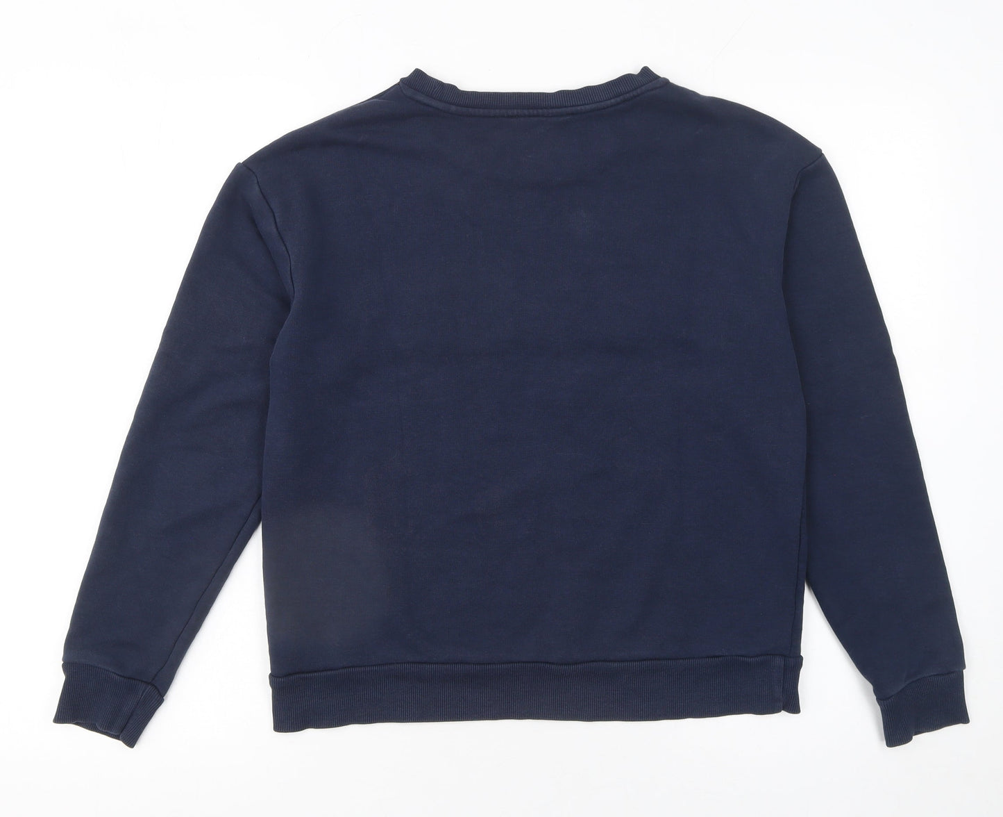 Marks and Spencer Women's Navy Sweatshirt UK 10 LA MODE Cotton Blend