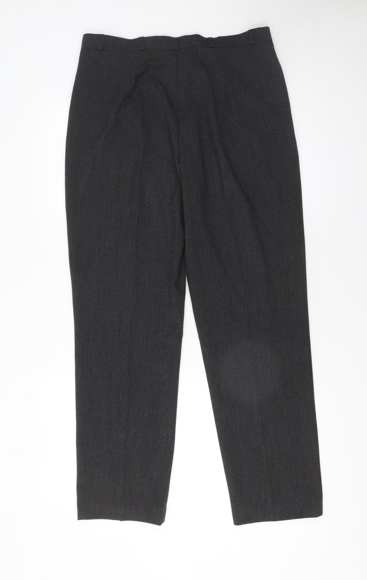 Robell Women's Grey Stretch Straight Leg Trousers Size 20