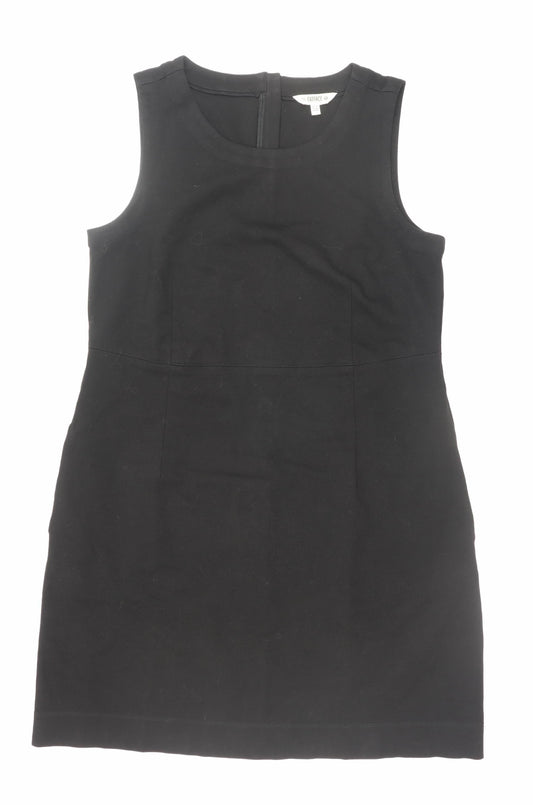 FatFace Women’s Black Sleeveless Shift Dress Size 14