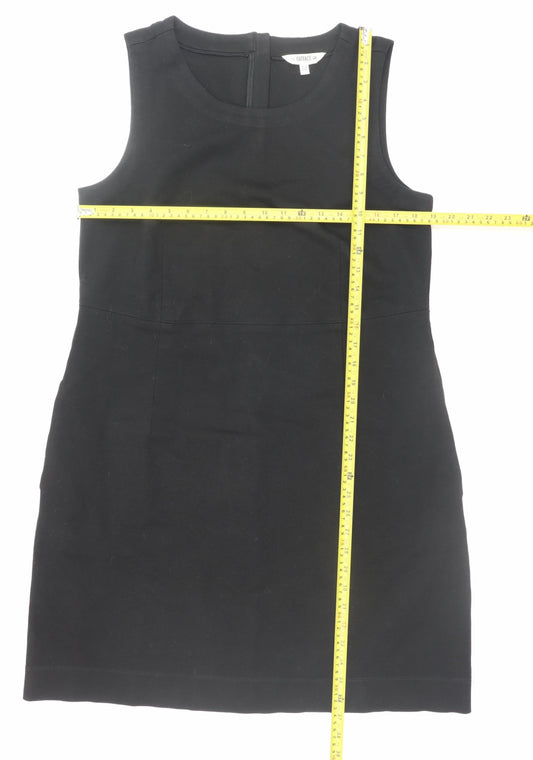 FatFace Women’s Black Sleeveless Shift Dress Size 14