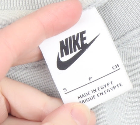 Nike Men's Grey AIR Logo Pullover Sweatshirt Size S
