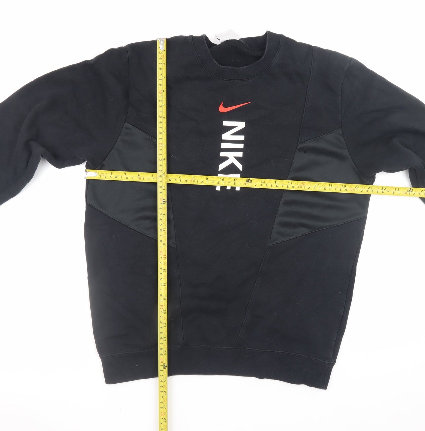 Nike Men’s Black Logo Pullover Sweatshirt Size S