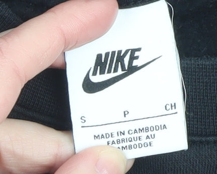 Nike Men’s Black Logo Pullover Sweatshirt Size S