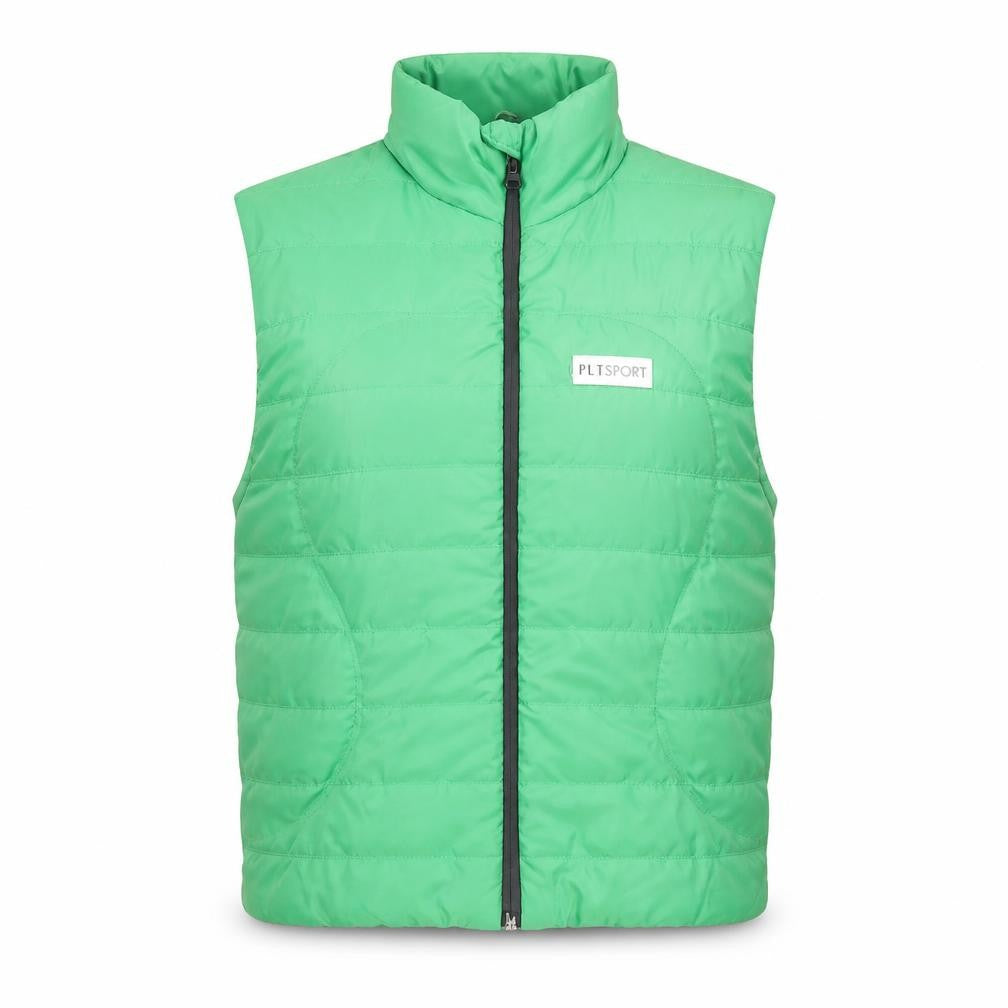 PRETTYLITTLETHING Women's Green Puffer Waistcoat Size 12