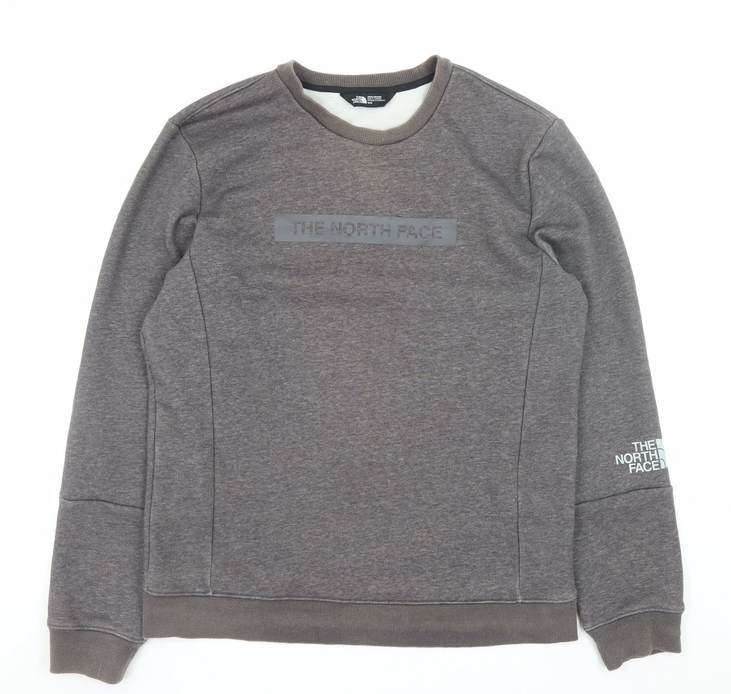 The North Face Men's Grey Crew Neck Sweatshirt M Regular Fit