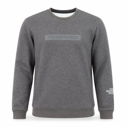 The North Face Men's Grey Crew Neck Sweatshirt M Regular Fit