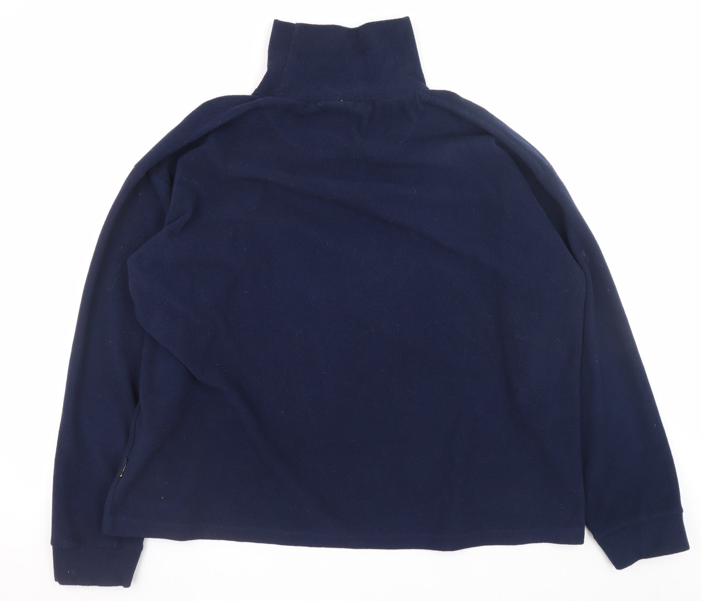 Trespass Men's Blue Fleece Pullover Sweatshirt XL High Neck